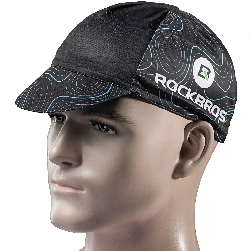 Czapka Rowerowa Kolarska Z Daszkiem Rockbros Lekka