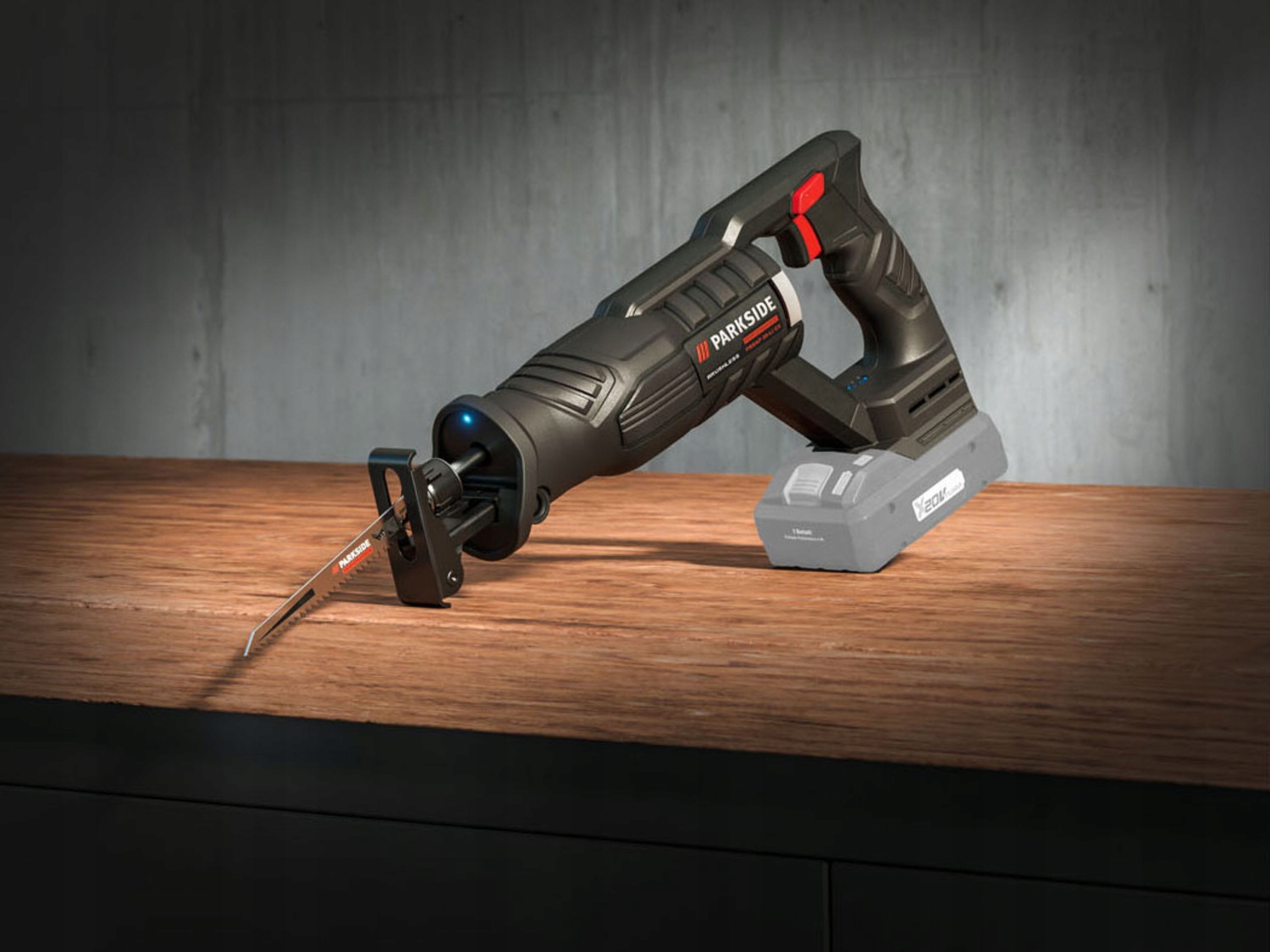 PARKSIDE PERFORMANCE Piła szablasta + 2x akumulator PARKSIDE 4Ah smart Marka Parkside