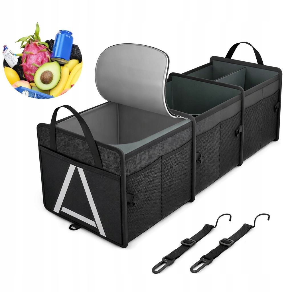 Organizer do bagażnika samochodu cooler sztywny wersja Premium Jakość