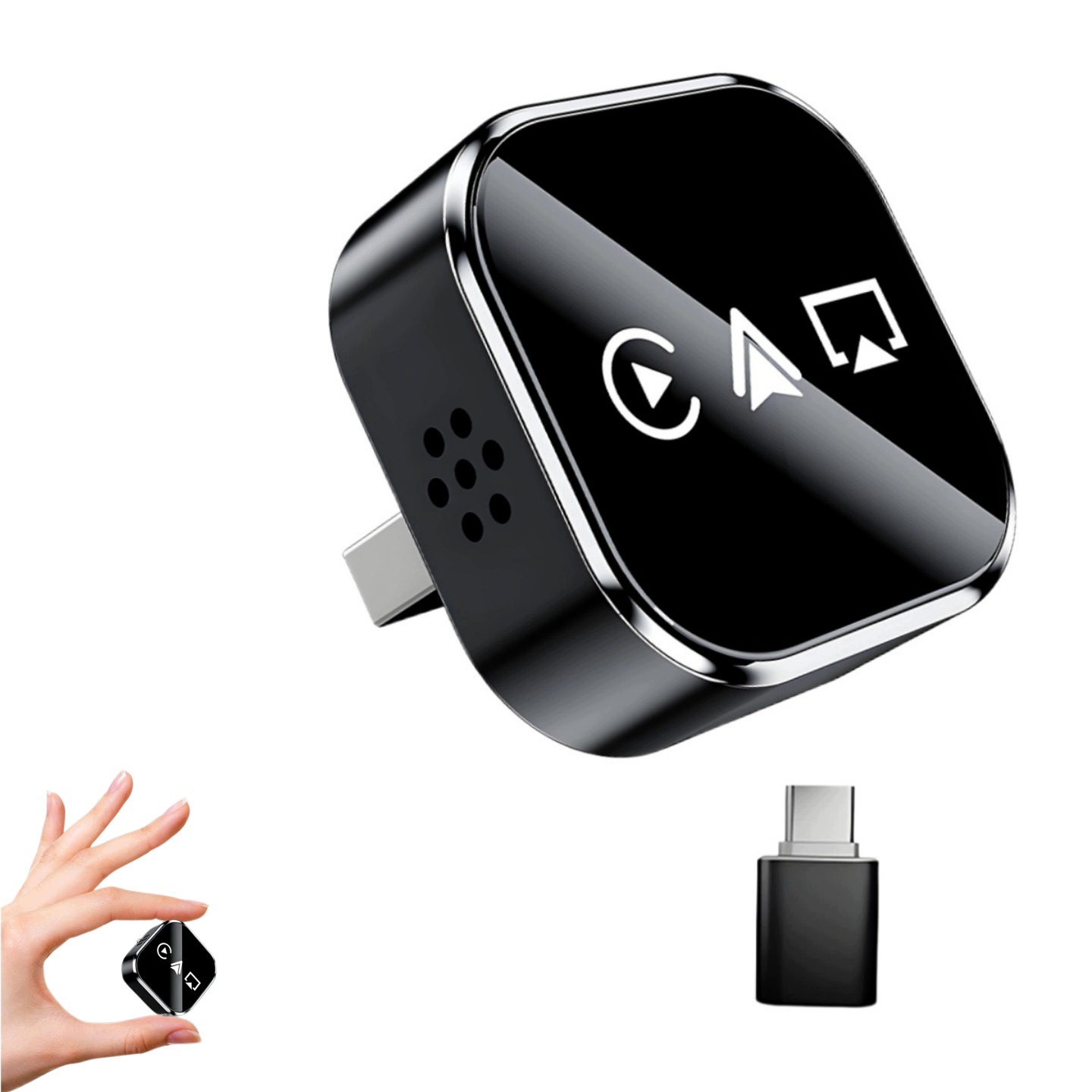 Bezdrátový adaptér Carplay 4v1 2026 Airplay Adaptér Carplay Android Auto