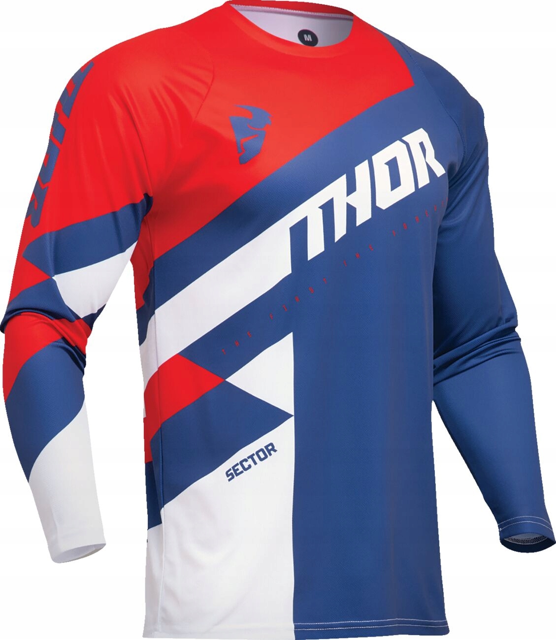 BLUZA DZIECIĘCA NA CROSSA ATV THOR YOUTH SECTOR CHECKER NAVY/RED. XS