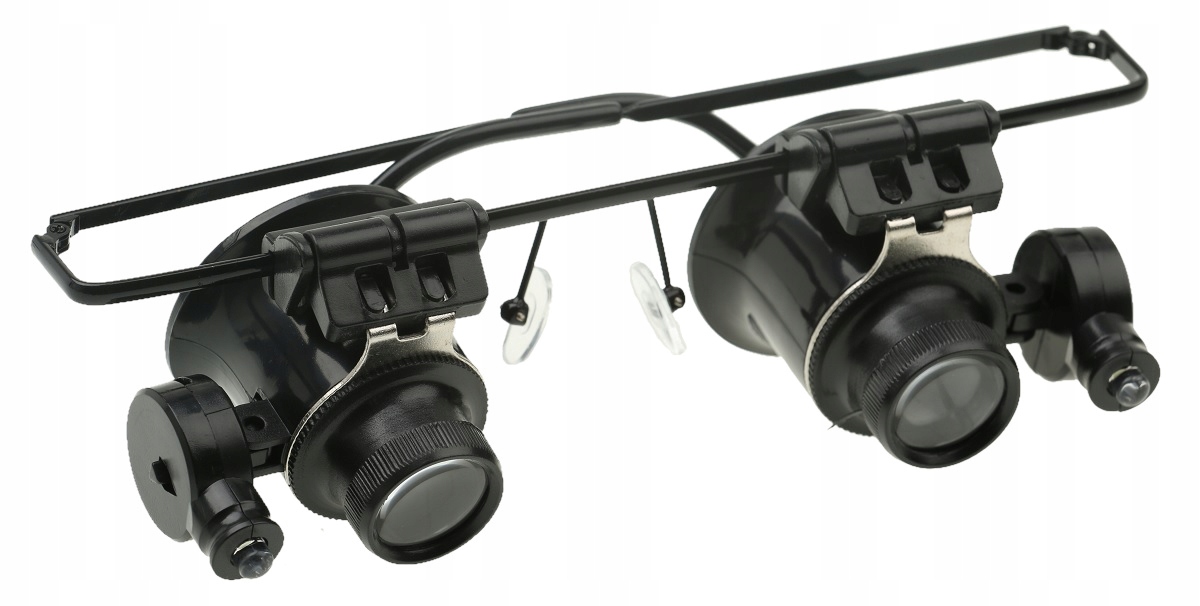 OKULARY ZEGARMISTRZOWSKIE LED LUPA POWIĘKSZAJĄCE Model LTU9