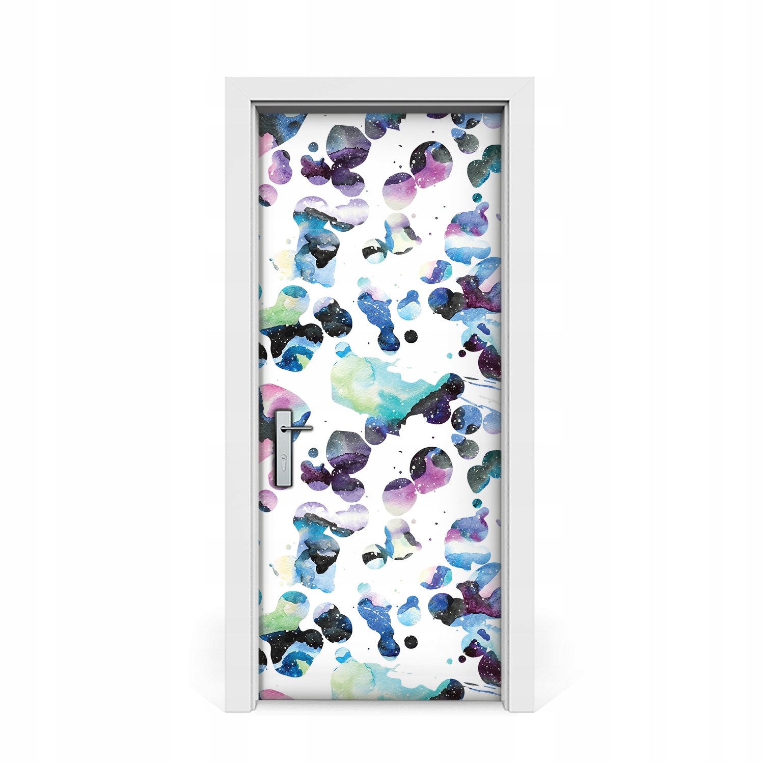 

Naklejka na drzwi Galaktyka Kolorowe Plamy 85x205