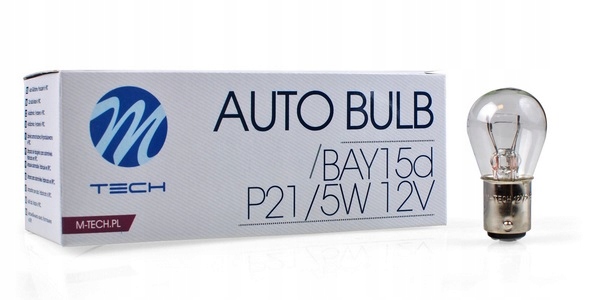 

M-Tech Żarówki P21/5W 21/5 W 10 sztuk