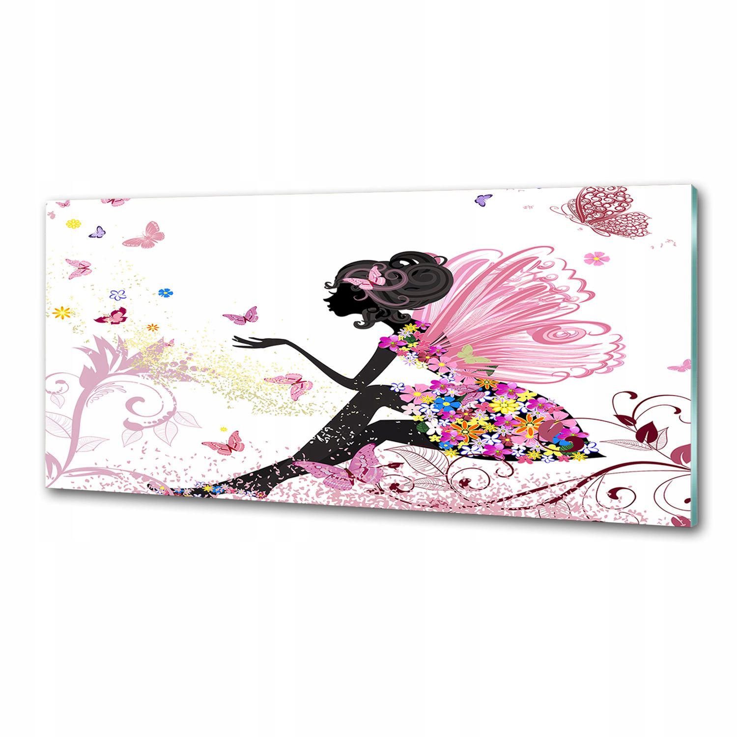 Sklenený panel do kuchyne Víla 125 x 50 cm Lepidlo