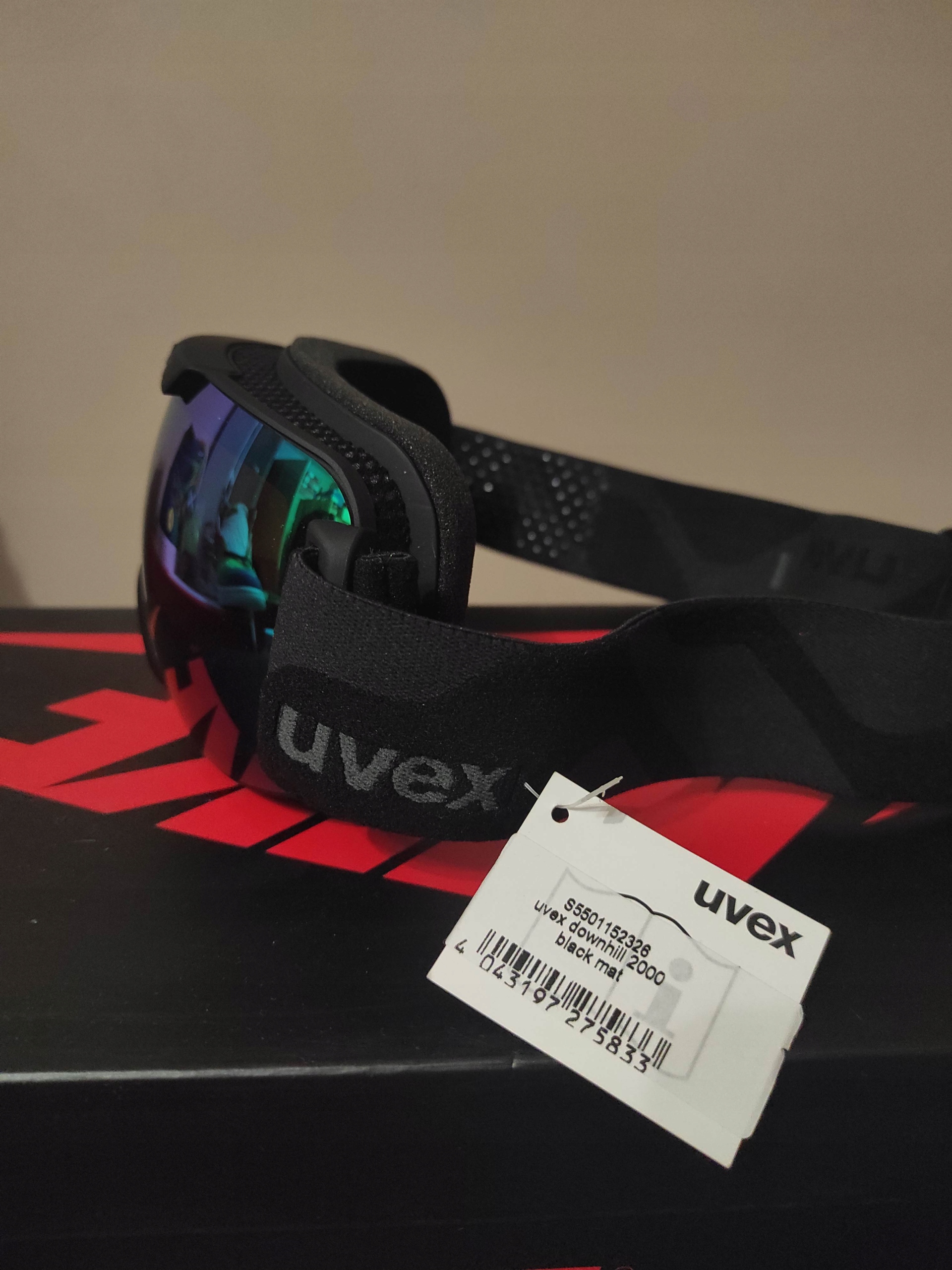 Gogle Uvex Downhill 2000 FM Black Silver Mirror Kod producenta Downhill2000