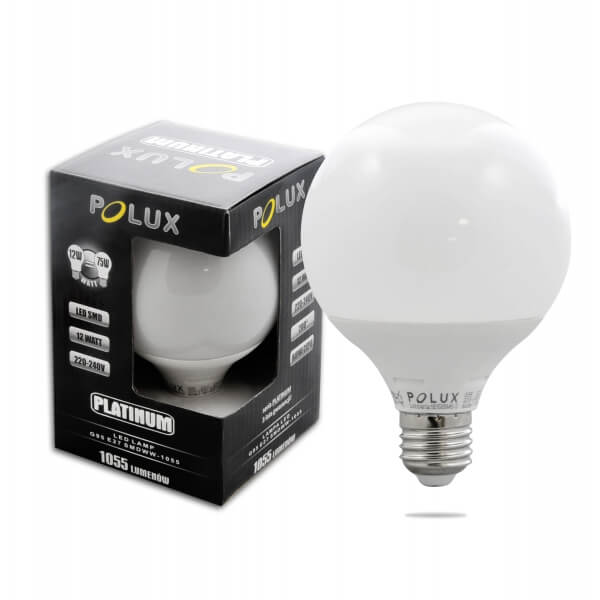 

Żarówka Led G95 E27 12W 75W 1055lm Polux 3000K