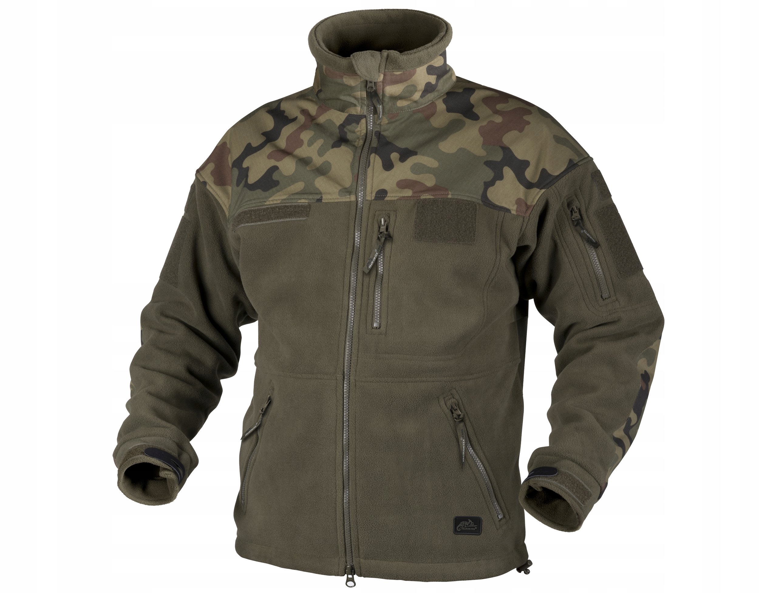 Fleecová Mikina Pánská mikina Helikon Infantry OLIVE/Woodland XL