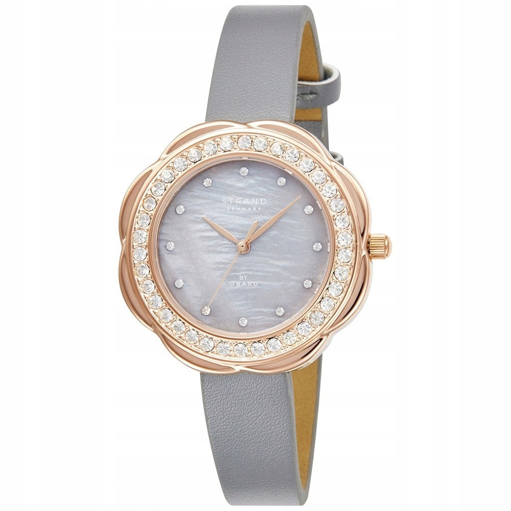 Dámské hodinky Strand S735LXVJVJ Zirkony šedé
