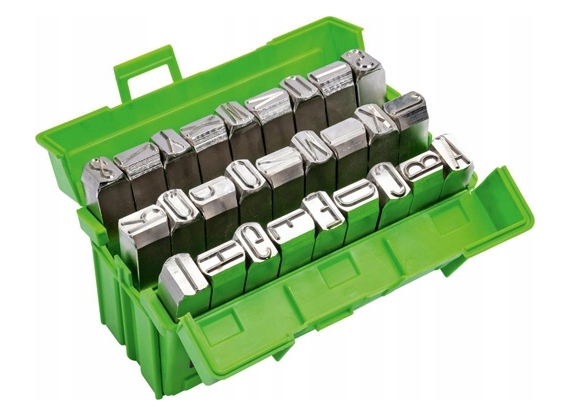 Písmenové značky 10 mm, abeceda, číslovače A-z 331-010 Kukko