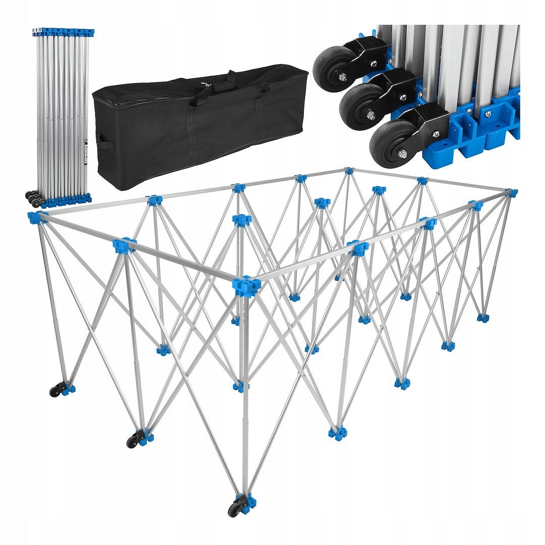 Skládací obkladačský stůl pro velké dlaždice 230x118x85cm, nosnost 1000kg (1)