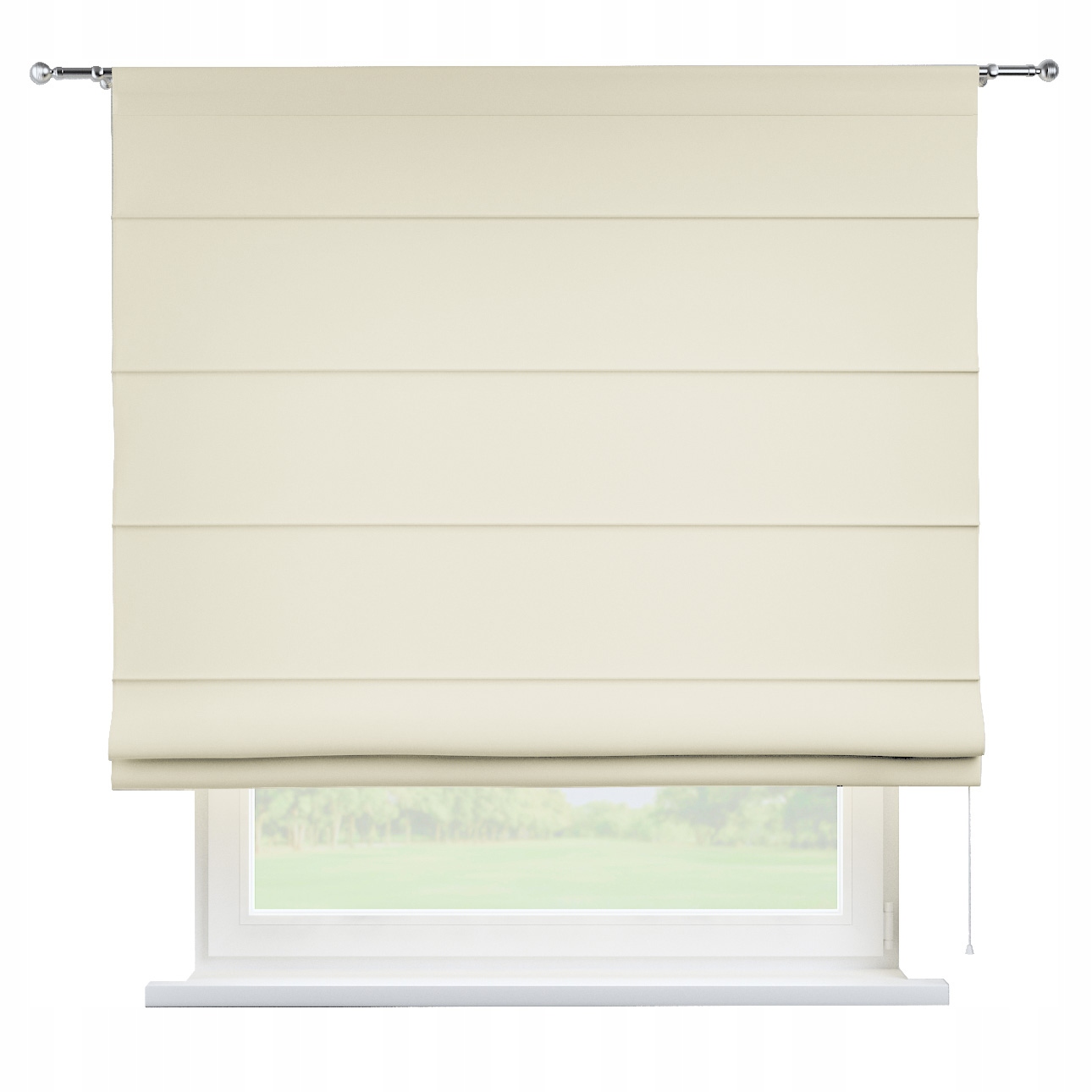 Hotová rímska roleta Torino 120x150 cm biela