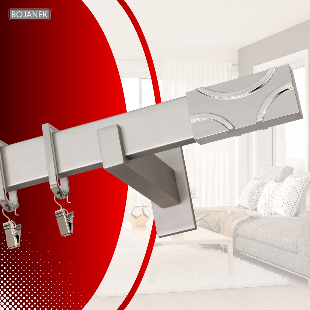 KARNISZ BOJANEK APARTAMENTOWY KWADRATOWY NOWOCZESNY POJEDYNCZY YANKEE 200cm Rodzaj karnisza pojedynczy