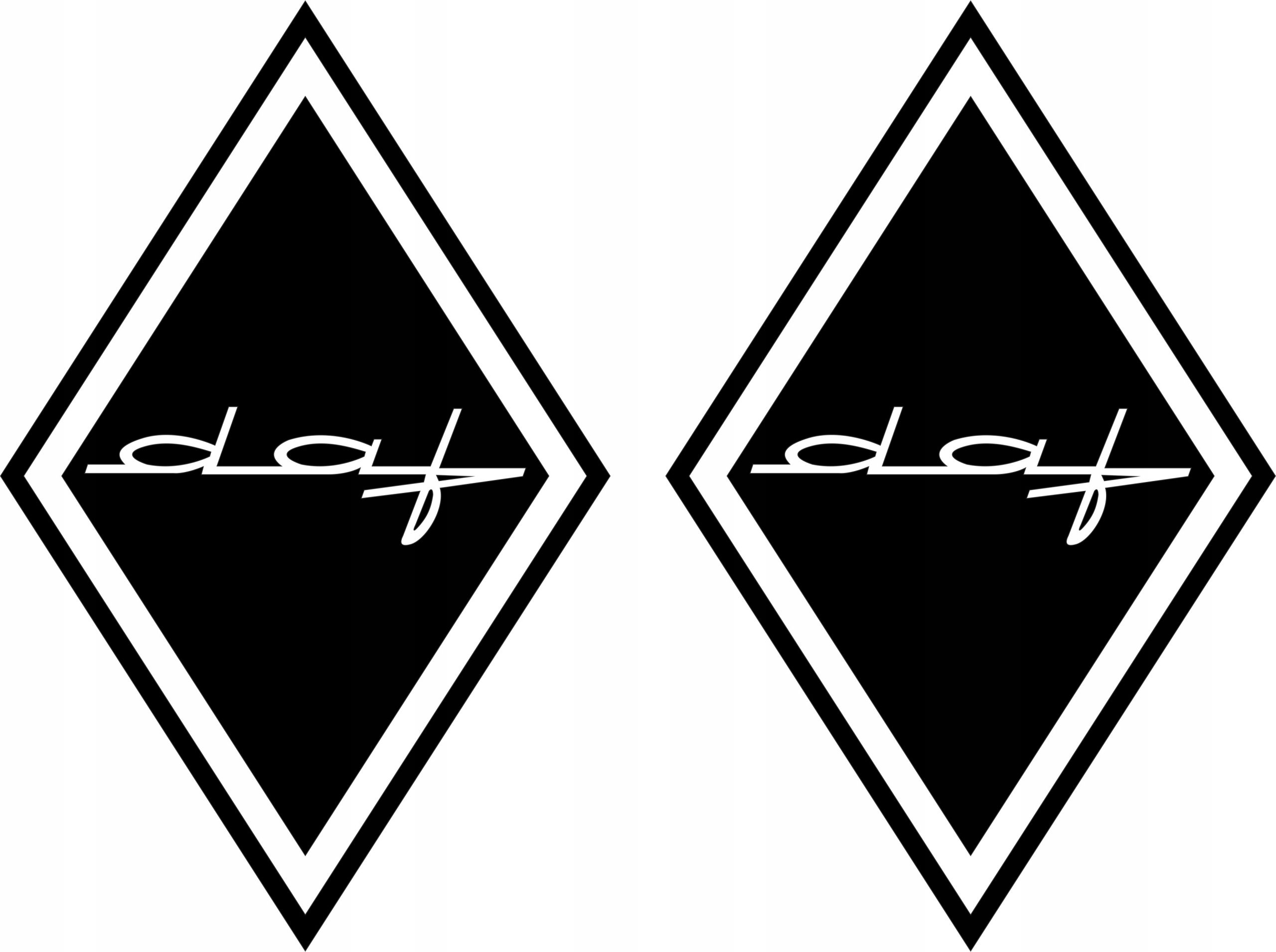 

Naklejki Romby Karo na narożniki Daf #2