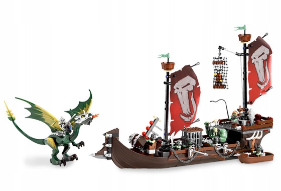 Lego 7048 Castle Troll Warship Statek Wikingów Marka LEGO
