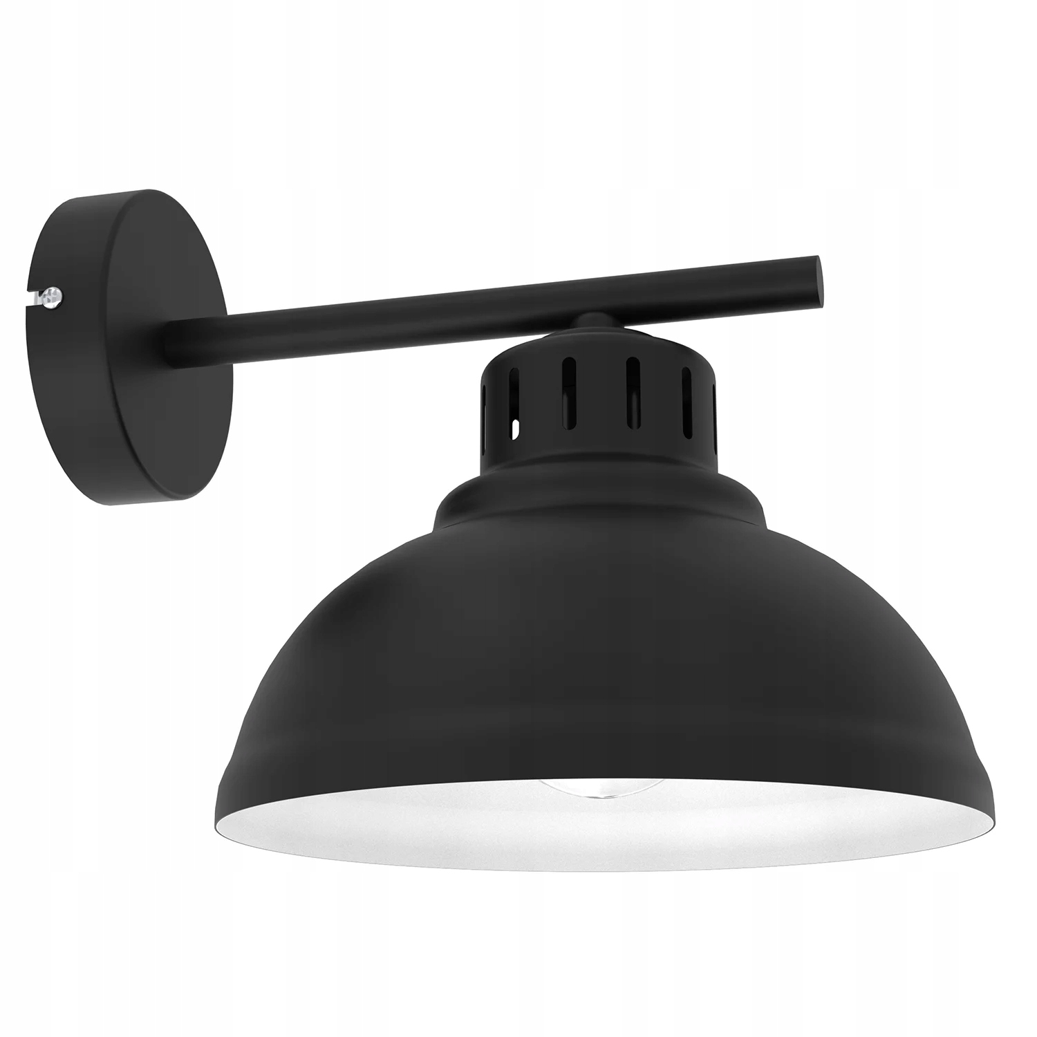 Luminex Sven Industriální nástěnné svítidlo černé 1xE27 15W IP20