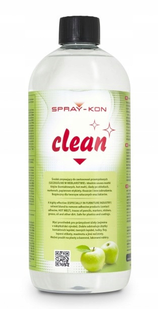 

Zmywacz Odtłuszczacz Do Kleju Jabłko Clean 1L