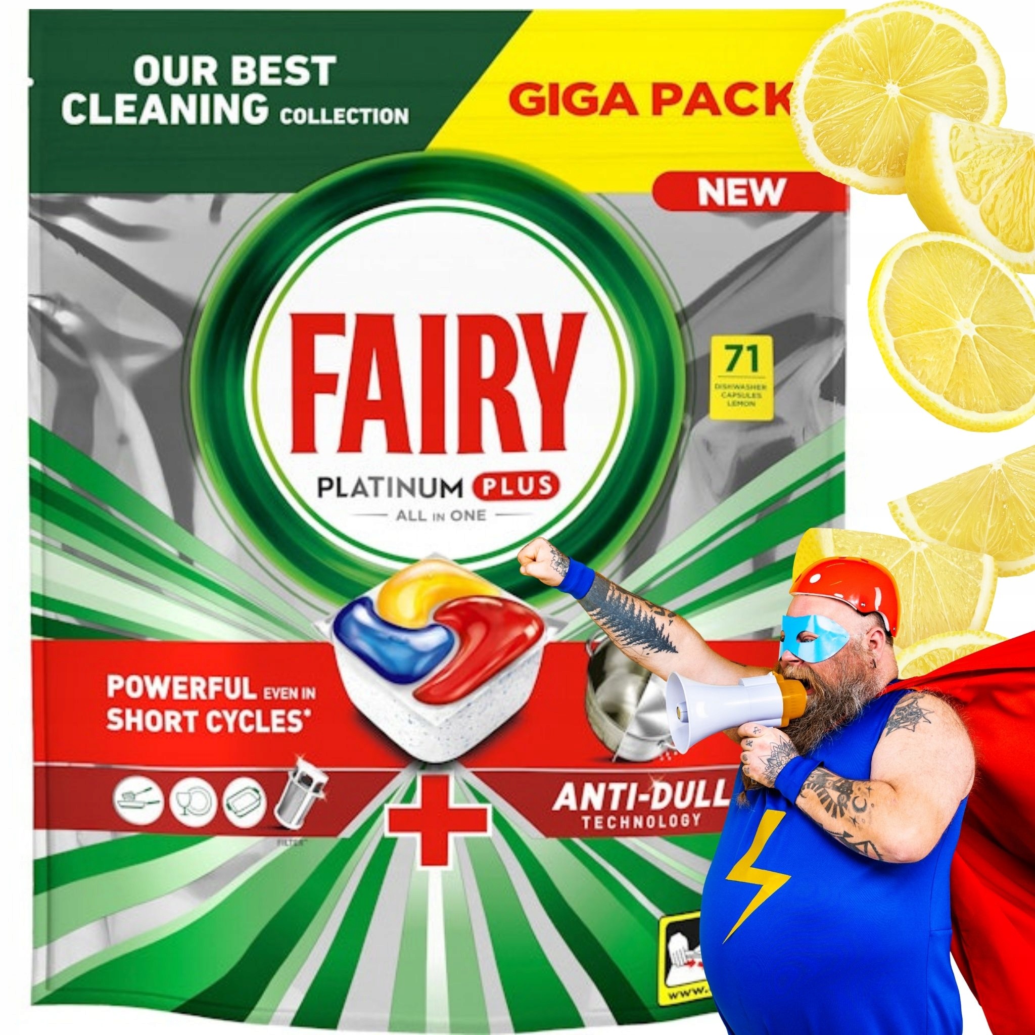 Kapsułki do zmywarki Fairy Platinum Plus All In One 71 szt.