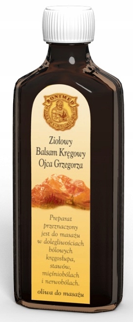 

Ziołowy Balsam Kręgowy Ojca Grzegorza Bonimed