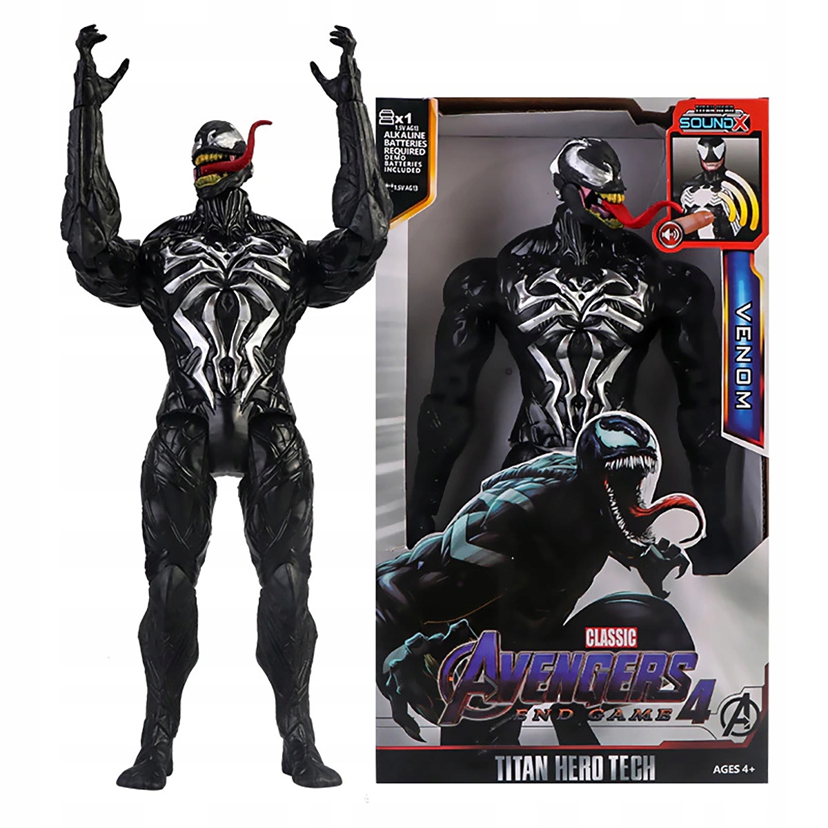 

Figurka Venom Avengers Dźwięk Światło 30 CM Led