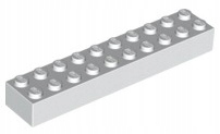 

Lego Klocek 2x10 Biały/White (3006/4617855) 1szt.