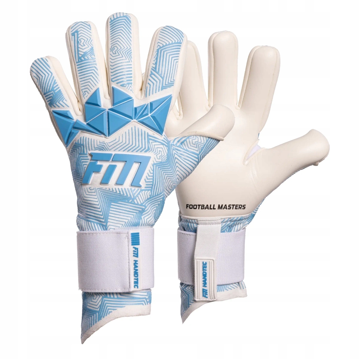 Football Masters Rękawice Bramkarskie Varis X Pro White Blue r.7