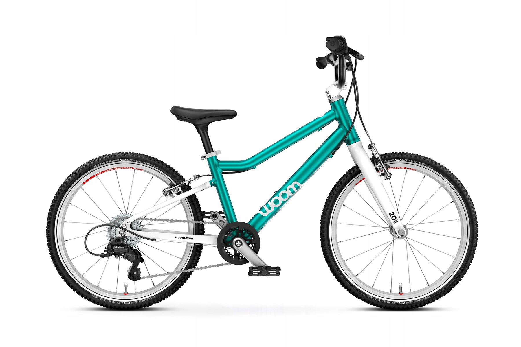 Rower Woom Go 4 20 " niebieski metalik 2026 złożony i wyregulowany