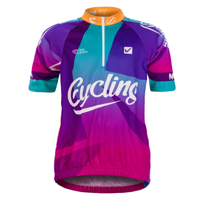 Dziecięca koszulka rowerowa Vezuvio Picco rozmiar 116