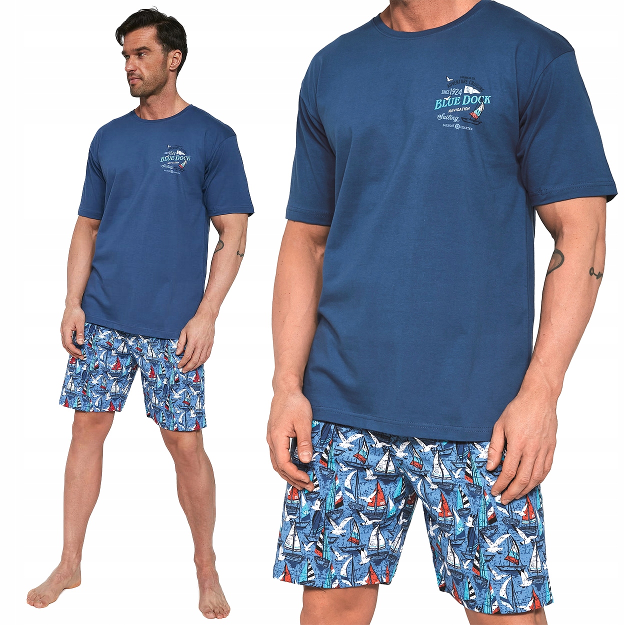 

Cornette Blue Dock 2 326/104 piżama męska r XL