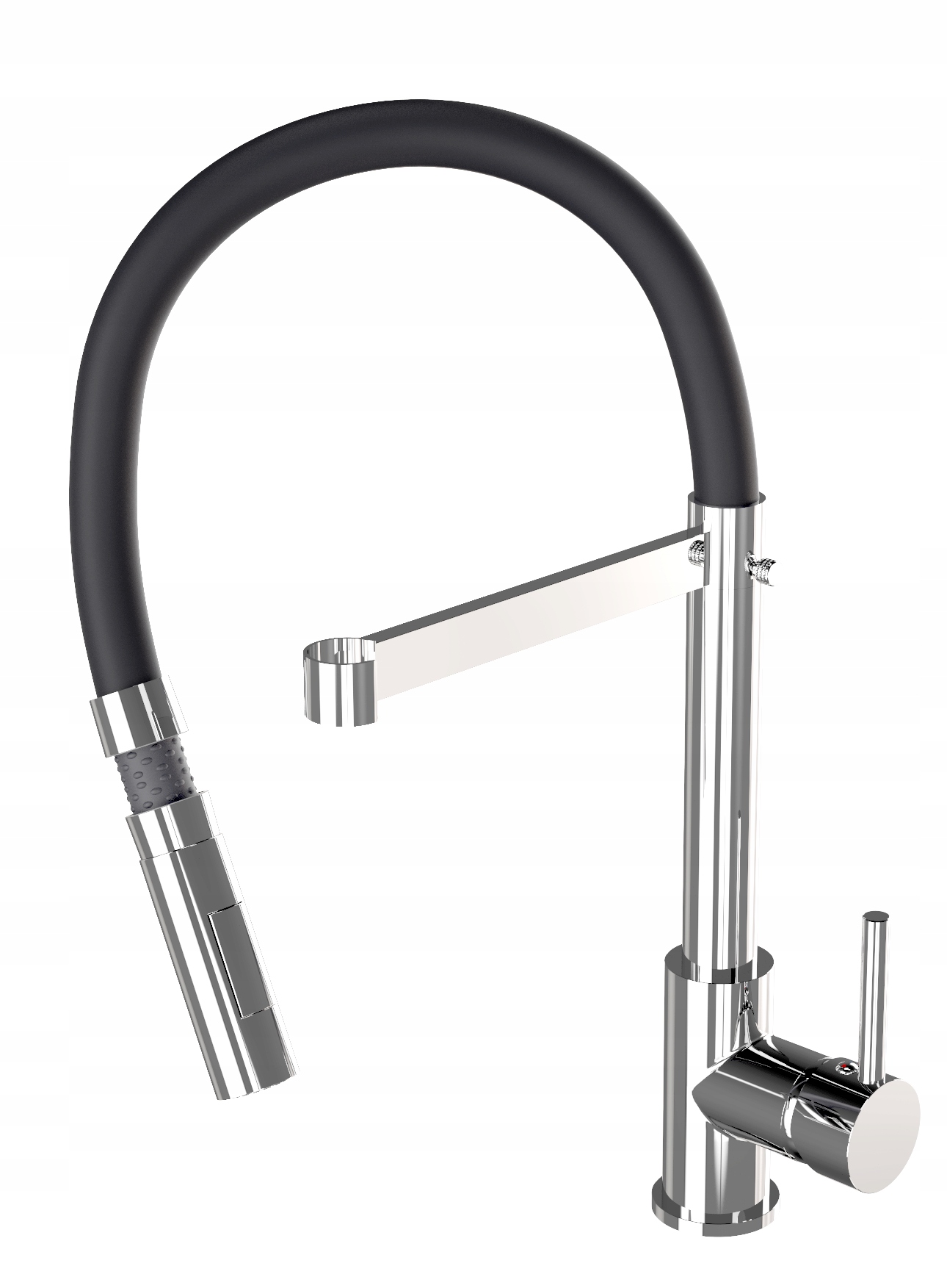 Batéria Vento Flexibilná, Chrómová Kuchynská Výtoková Súprava, Umývadlový Kohútik