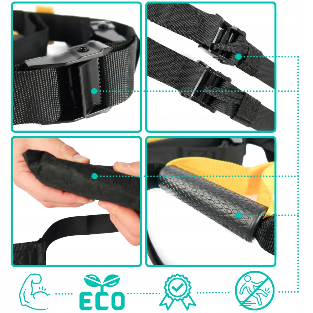 TAŚMY DO ĆWICZEŃ GRAVITY TRAINER Z DEDYKOWANYM MOCOWANIEM SUFITOWYM Marka Revity