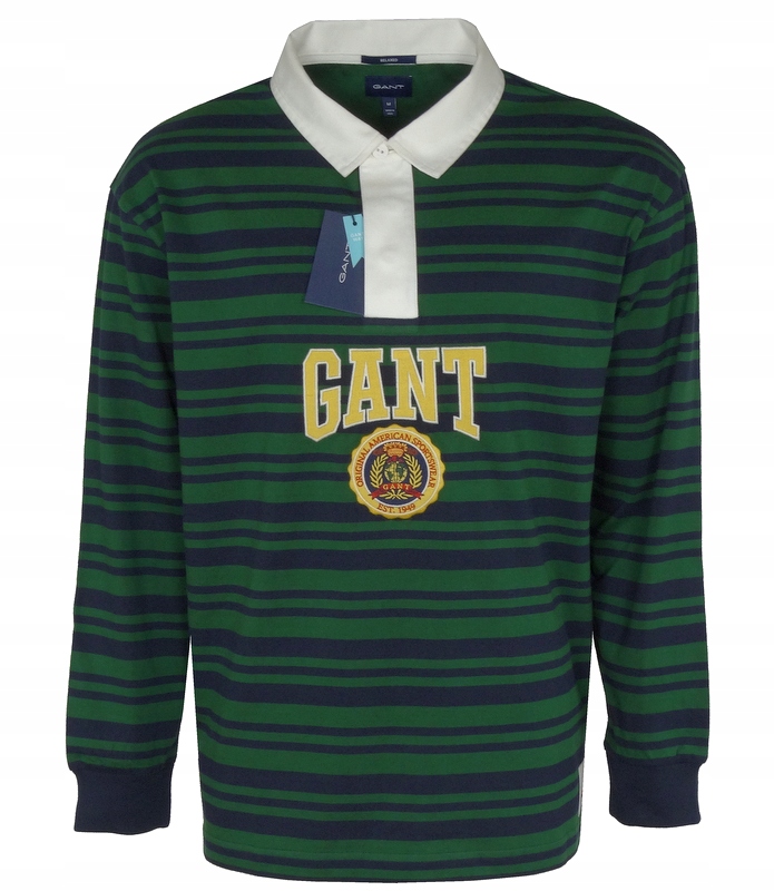 Gant pánská polokošile s dlouhým rukávem, proužky, oversize, M