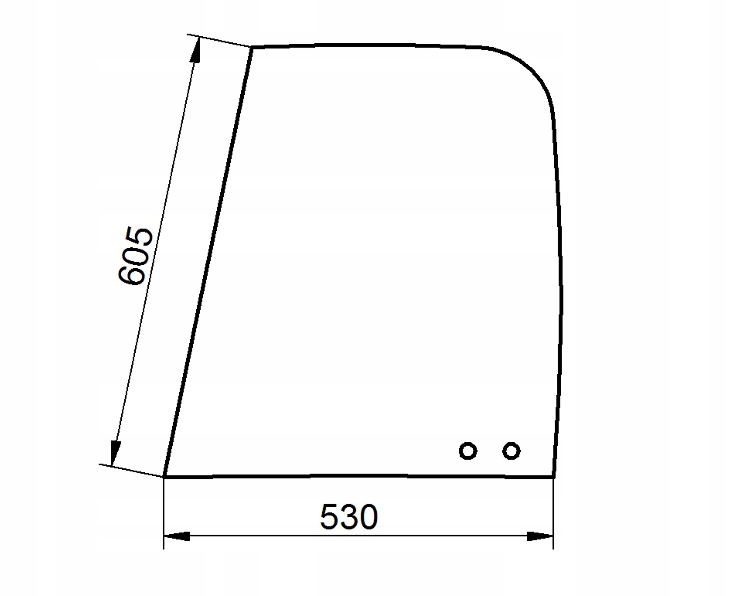 sklo teleskopický nakladač Jcb dveře 827/80387