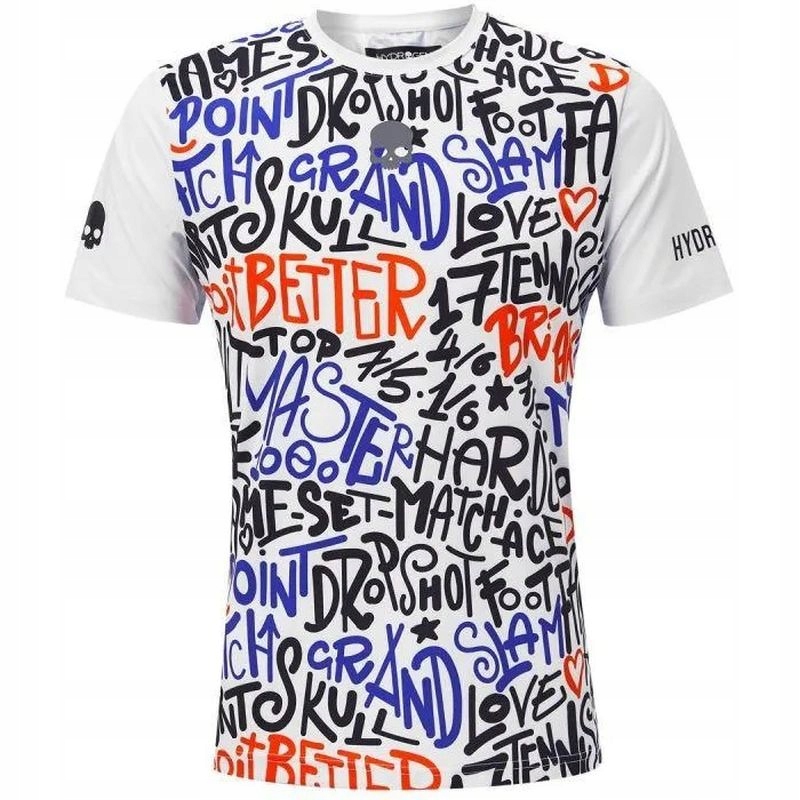 Tričko Hydrogen Graffiti Tech Tee Men White L