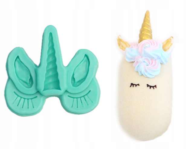 

Forma silikonowa 2D Jednorożec Róg Jednorożca Unic