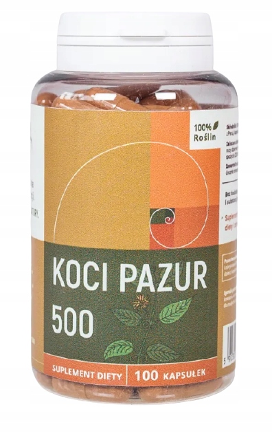 

Koci pazur vilcacora 100 kapsułek x 500 mg Nanga