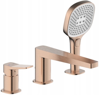 Kfa 3-OTVOROVÁ Vaňová Batéria Malaga, Brushed Rose Gold Pvd