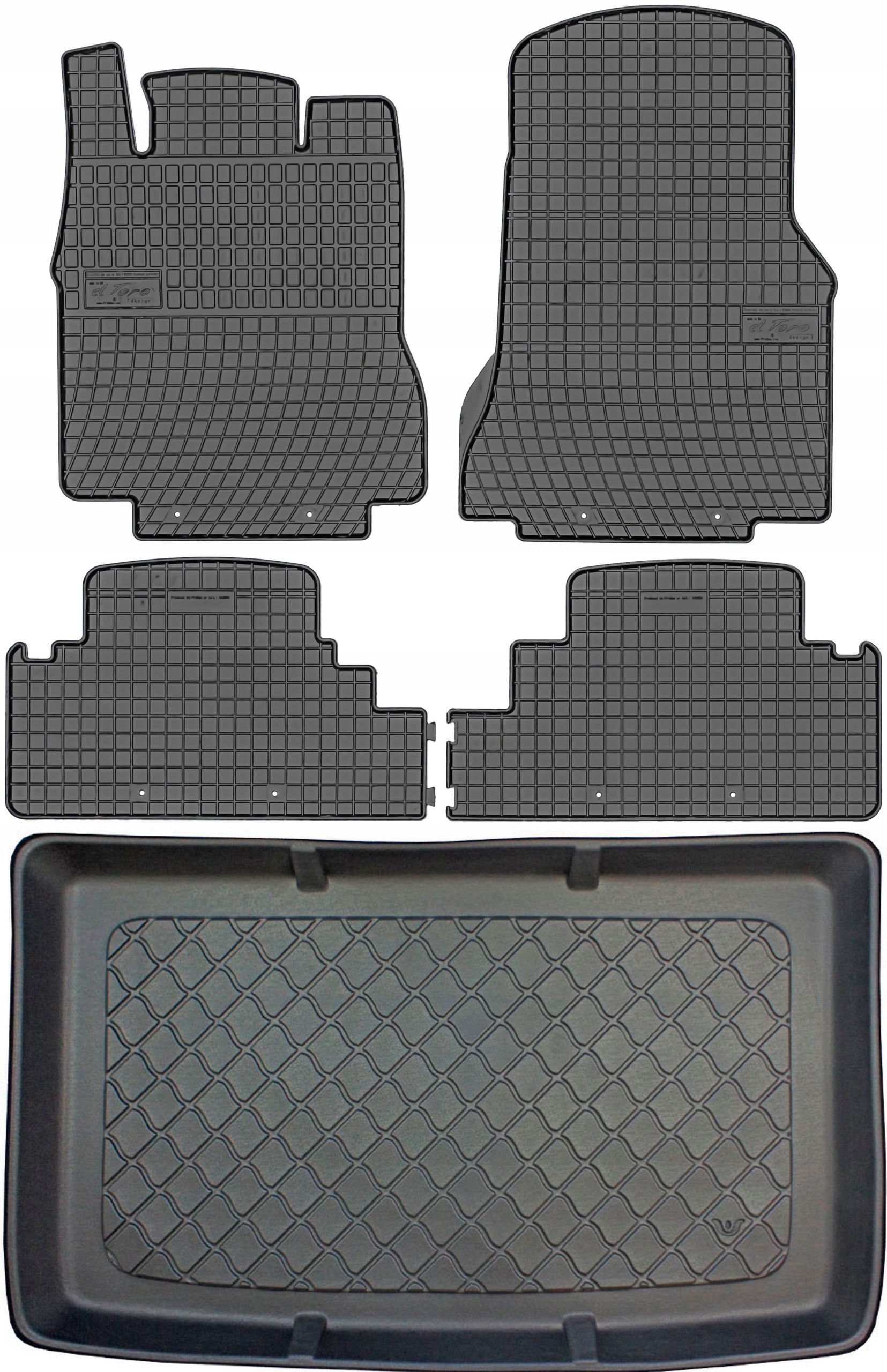 A-Klasa W168 Hatchback 1998-2004 Koberce s rohožou