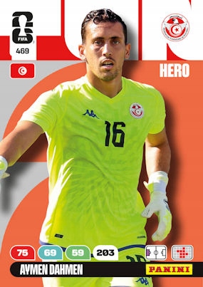 Panini Fifa World Cup 2026 469 Aymen Dahmen Tunisia