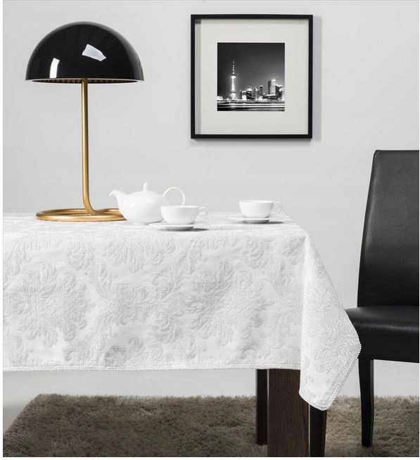 

Bax Obrus biały żakardowy 140X300 cm