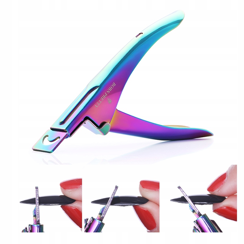 BORN PRETTY - Gilotyna Do Tipsów Paznokci HOLO Rodzaj gilotyna