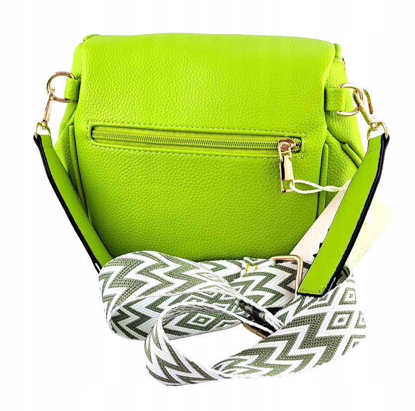 LISTONOSZKA TOREBKA DAMSKA NERKA SASZETKA NA RAMIĘ PSZCZÓŁKA MUSZKA Marka Velluggio