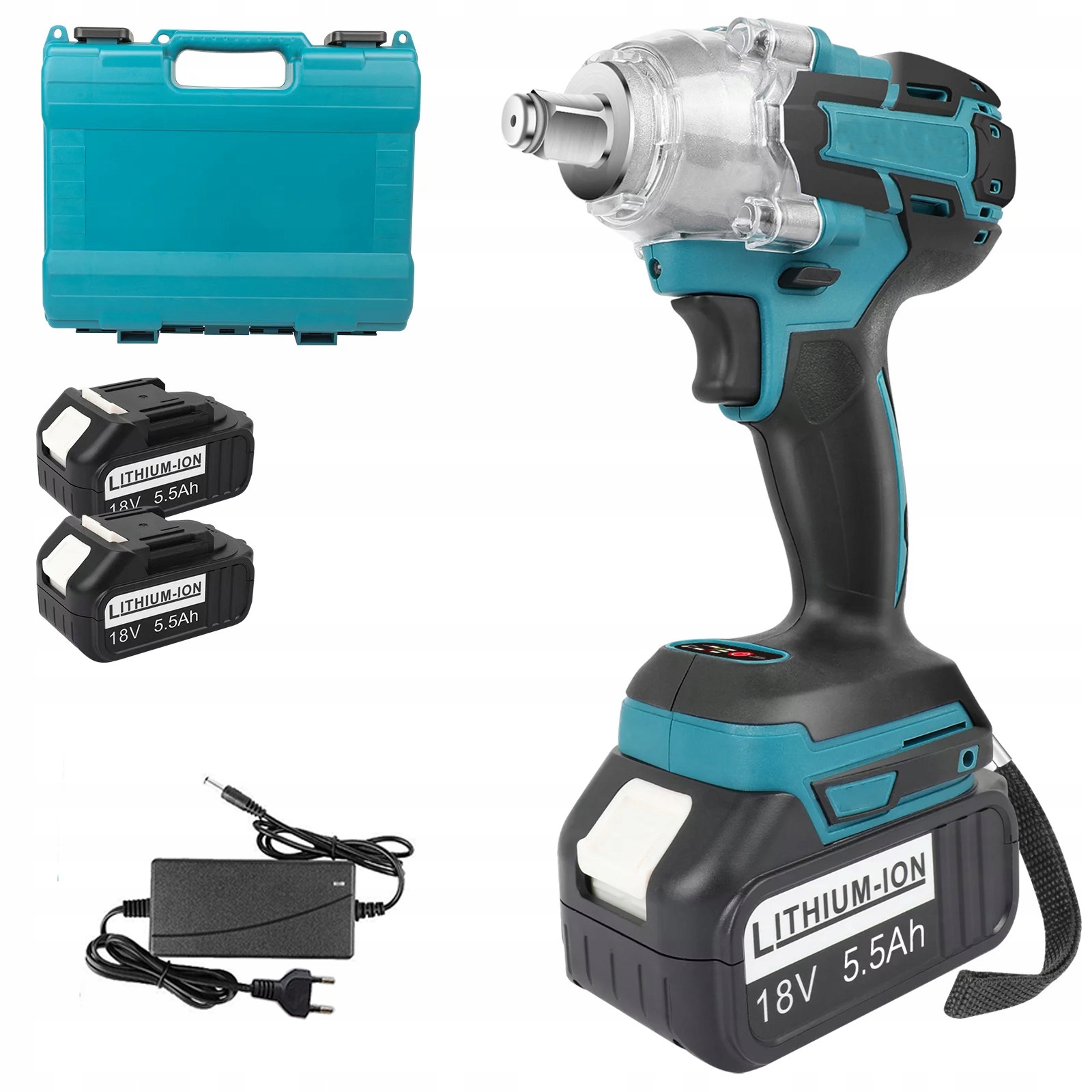 Elektrický bezkartáčový rázový utahovák 21V 650 N.m