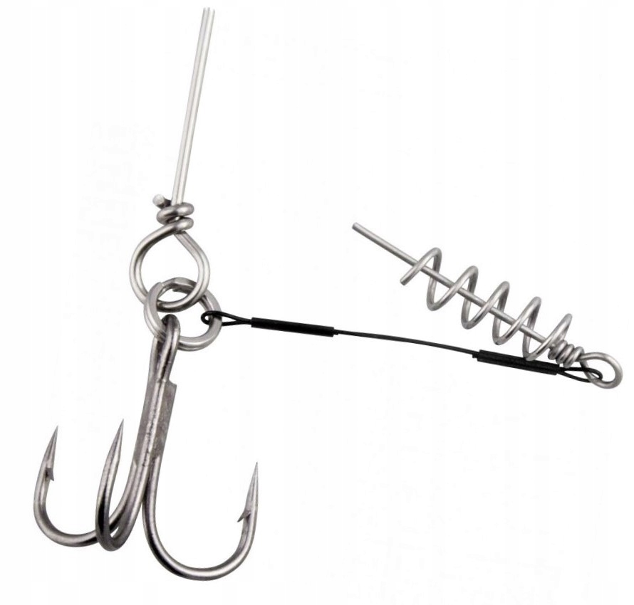 Dozbrojka z Korkociąg Spinningowa Dragon 2/0; 6cm; 20kg; 2szt.