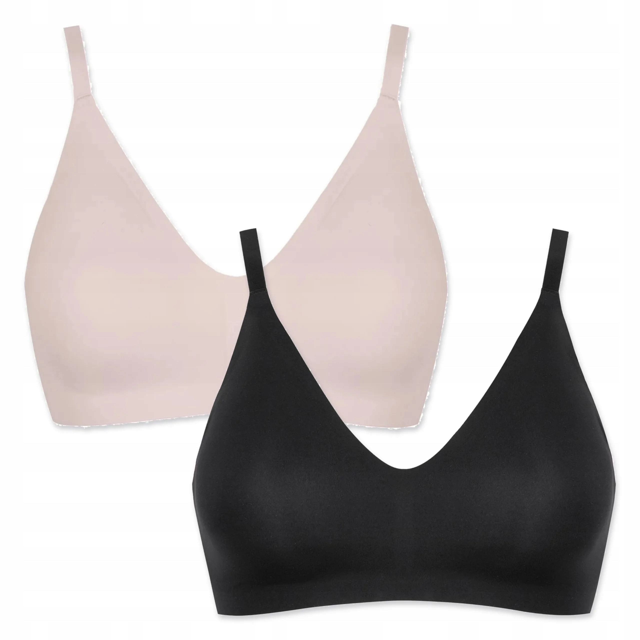 2 ks Podprsenka Lormar Pure 441 starorůžová černá S