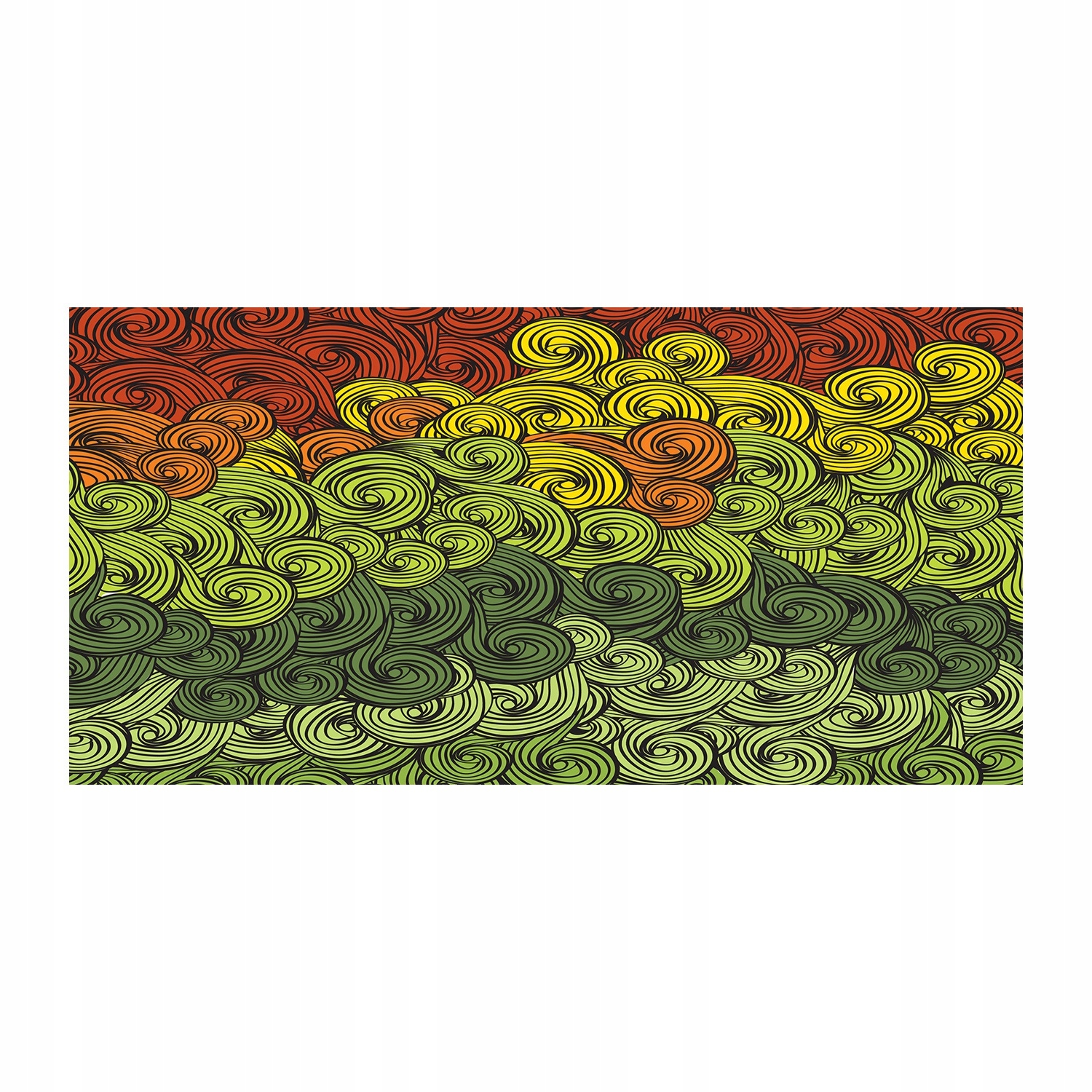 

Foto obraz akryl zdjęcie Kolorowe fale 120X60 cm