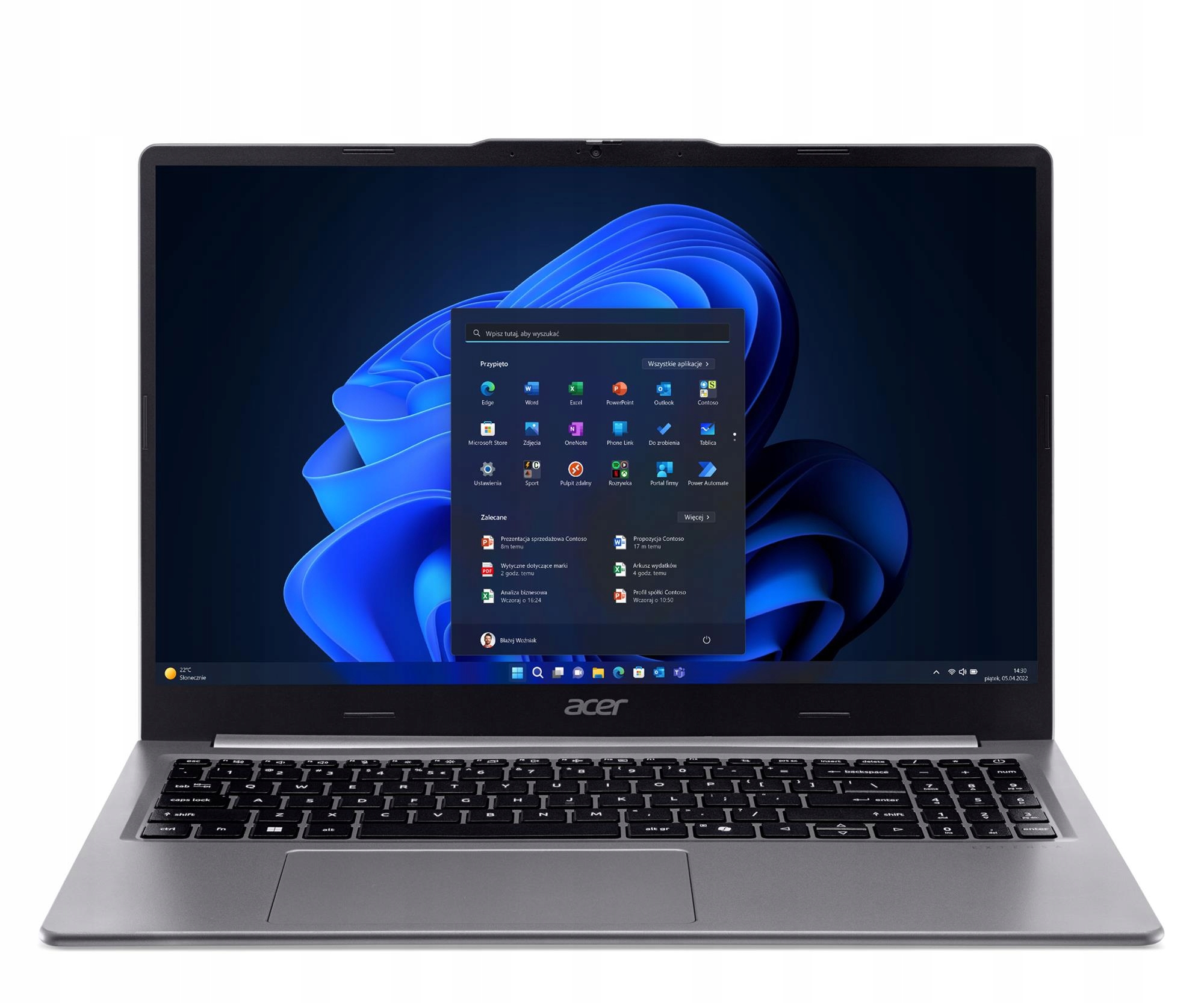 Laptop 15,6" Acer Extensa 15 Ultra 5-125H/8GB/512/Win11P Edu
