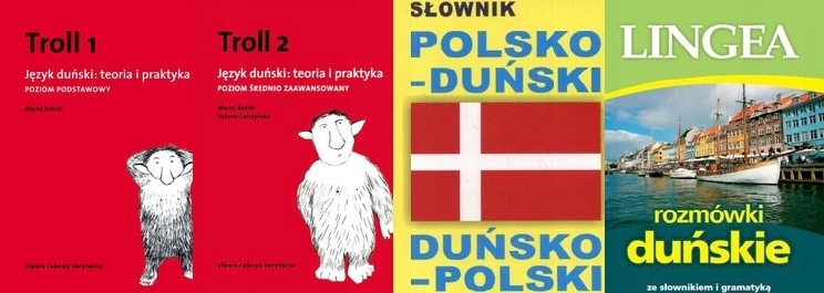 Troll 1 + 2 Język duński + Słownik + Rozmówki