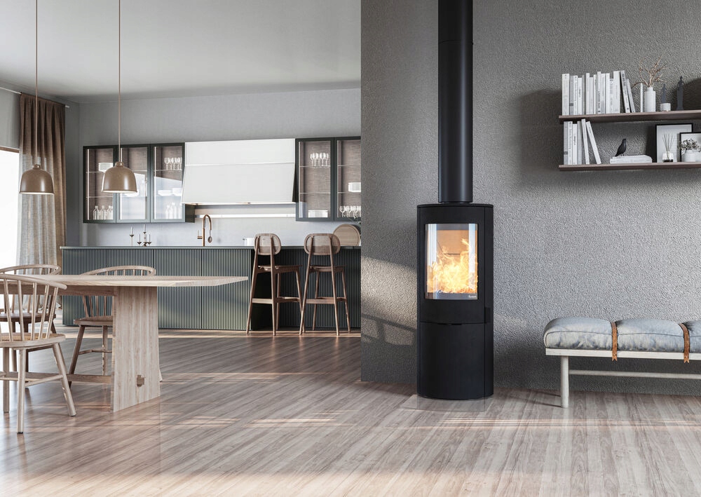 Piec koza Origo stalowy Nordpeis