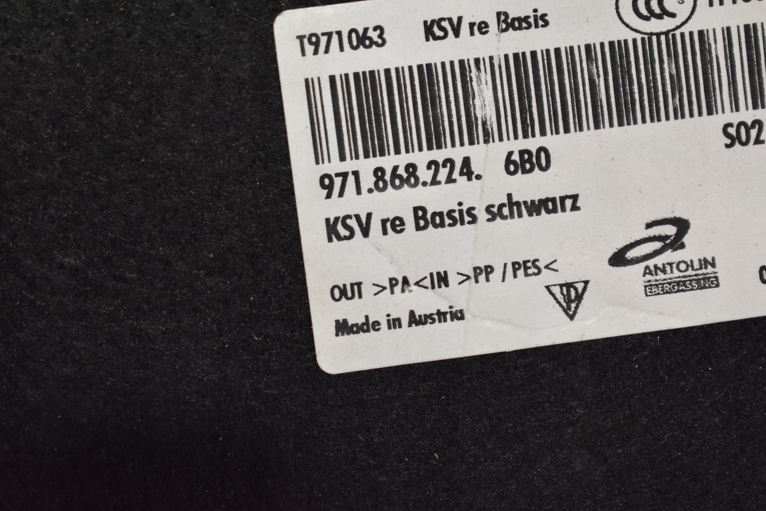 IDEALNY boot upholstery right PORSCHE PANAMERA 971 1